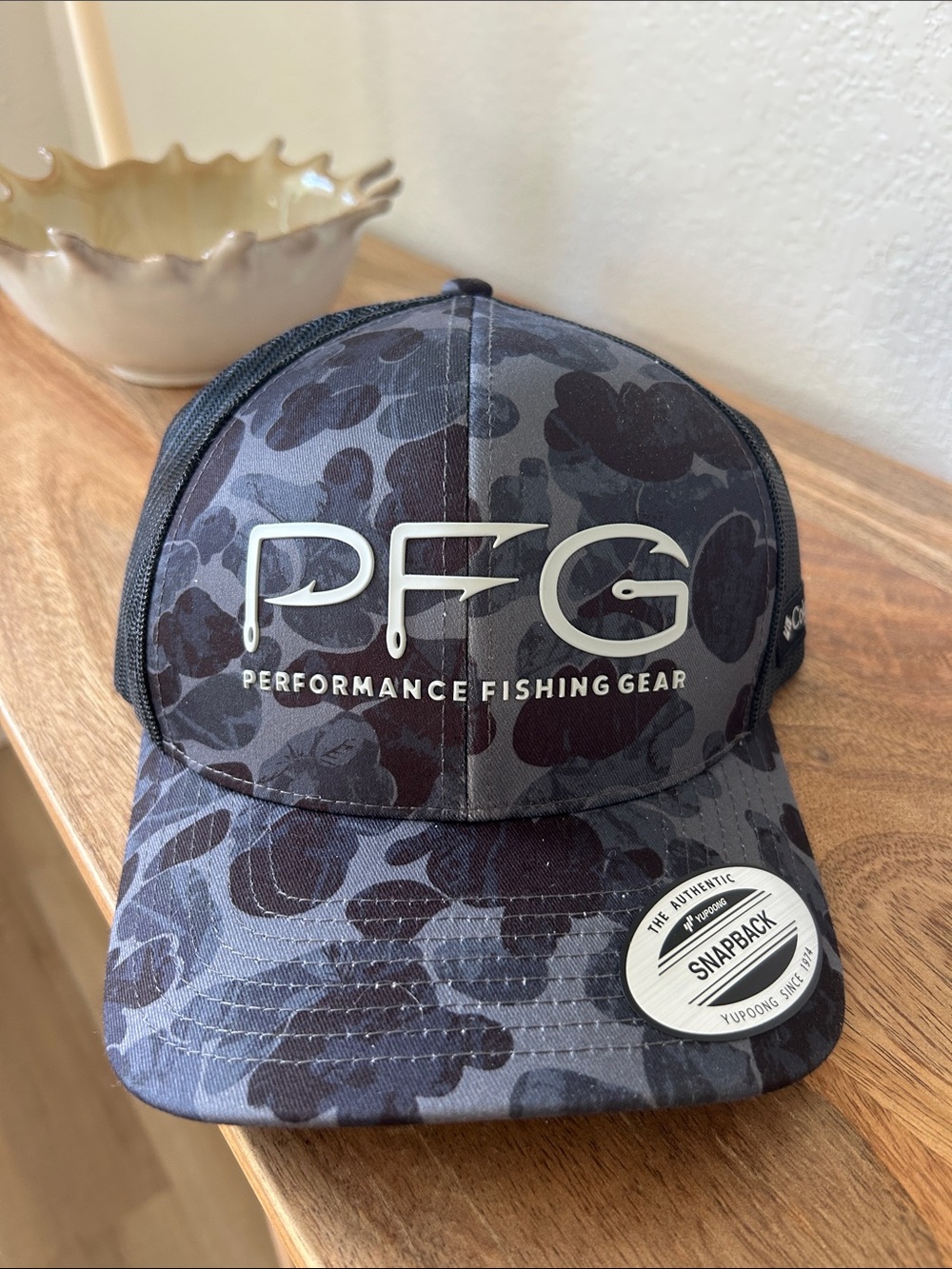 PFG Men's Black Camo Hat